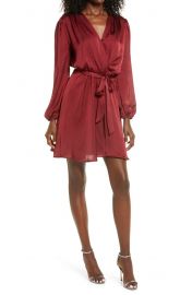 Fraiche by J Long Sleeve Wrap Dress   Nordstrom at Nordstrom